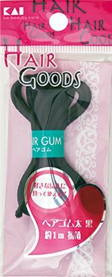 HA3018 HAIR GOODS ヘアゴム 太 黒 | キリン堂通販SHOP