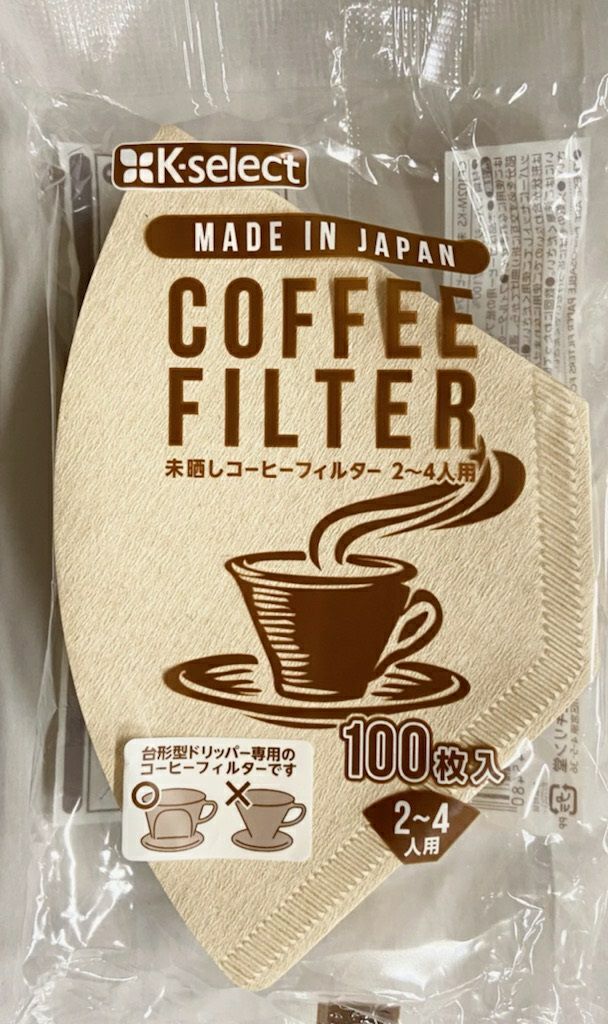 K-select】未晒しコーヒーフィルター 100枚入 | キリン堂通販SHOP