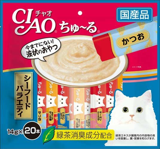 CIAO ちゅ～る シーフードバラエティ 14g×20本 | キリン堂通販SHOP