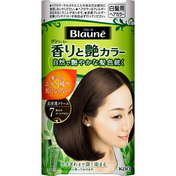 ブローネ 香りと艶カラー クリーム 7 黒みのダークブラウン 80g