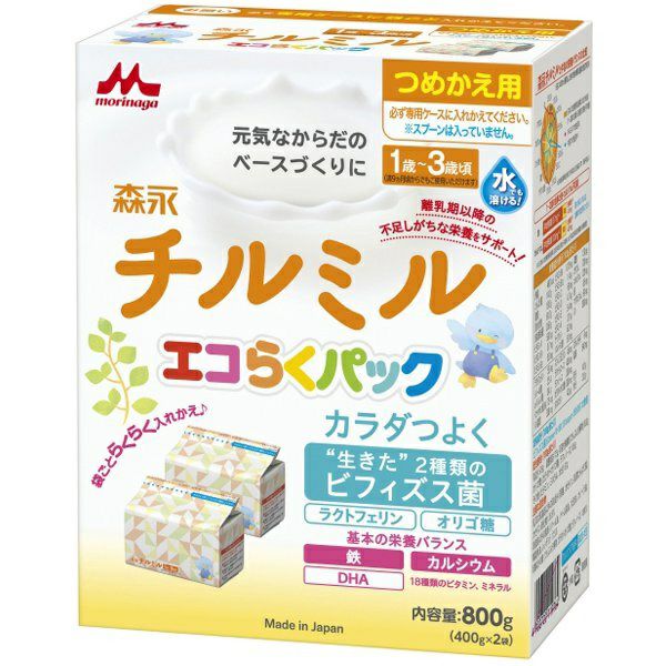 チルミルエコらくパックつめかえ用 400g×2袋 | キリン堂通販SHOP