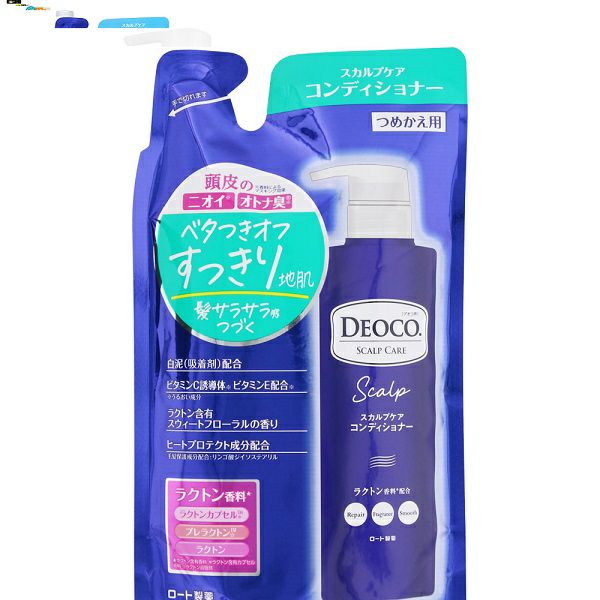デオコスカルプケアシャンプー つめかえ用 370ml ロート製薬