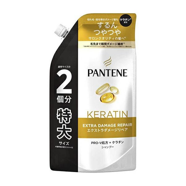 パンテーン　エクストラダメージケアシャンプートリートメント6袋 パンテーンエクストラダメージケアシャンプー替特大 600ml | キリン堂