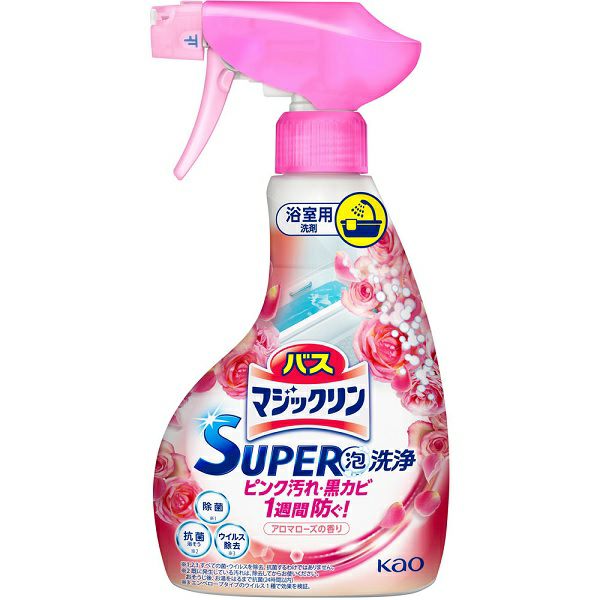 花王 バスマジックリン 泡立ちスプレー スーパークリーン アロマローズ