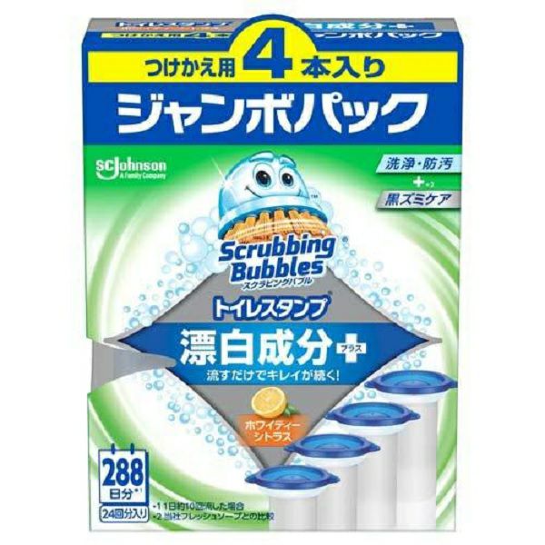 ジョンソン スクラビングバブル トイレスタンプ漂白 ホワイティー