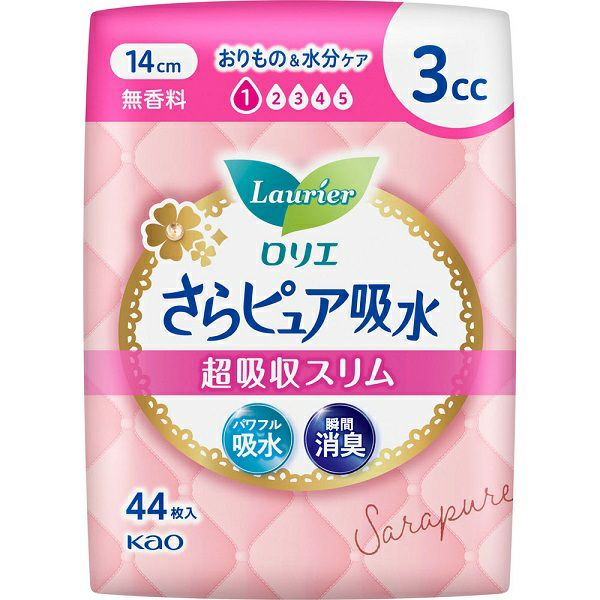 ロリエさらピュア超吸収スリム3cc無香料44枚 | キリン堂通販SHOP