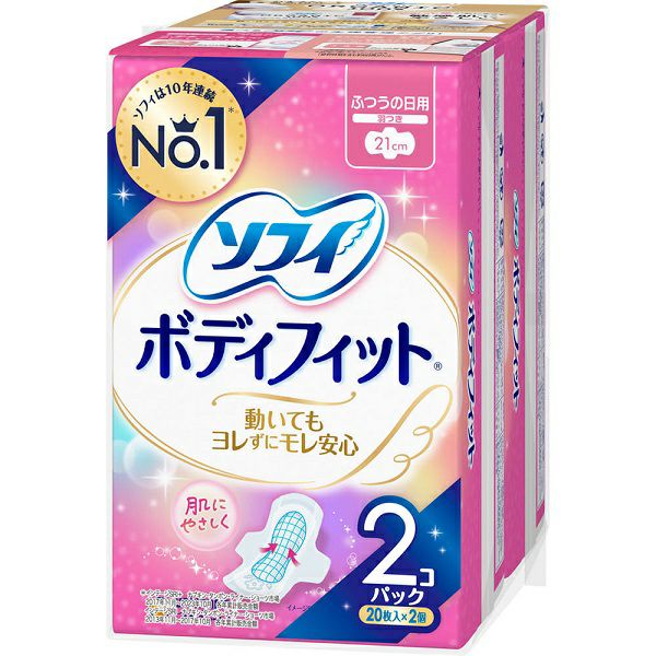 ソフィボディフィット羽つき20枚×2 | キリン堂通販SHOP